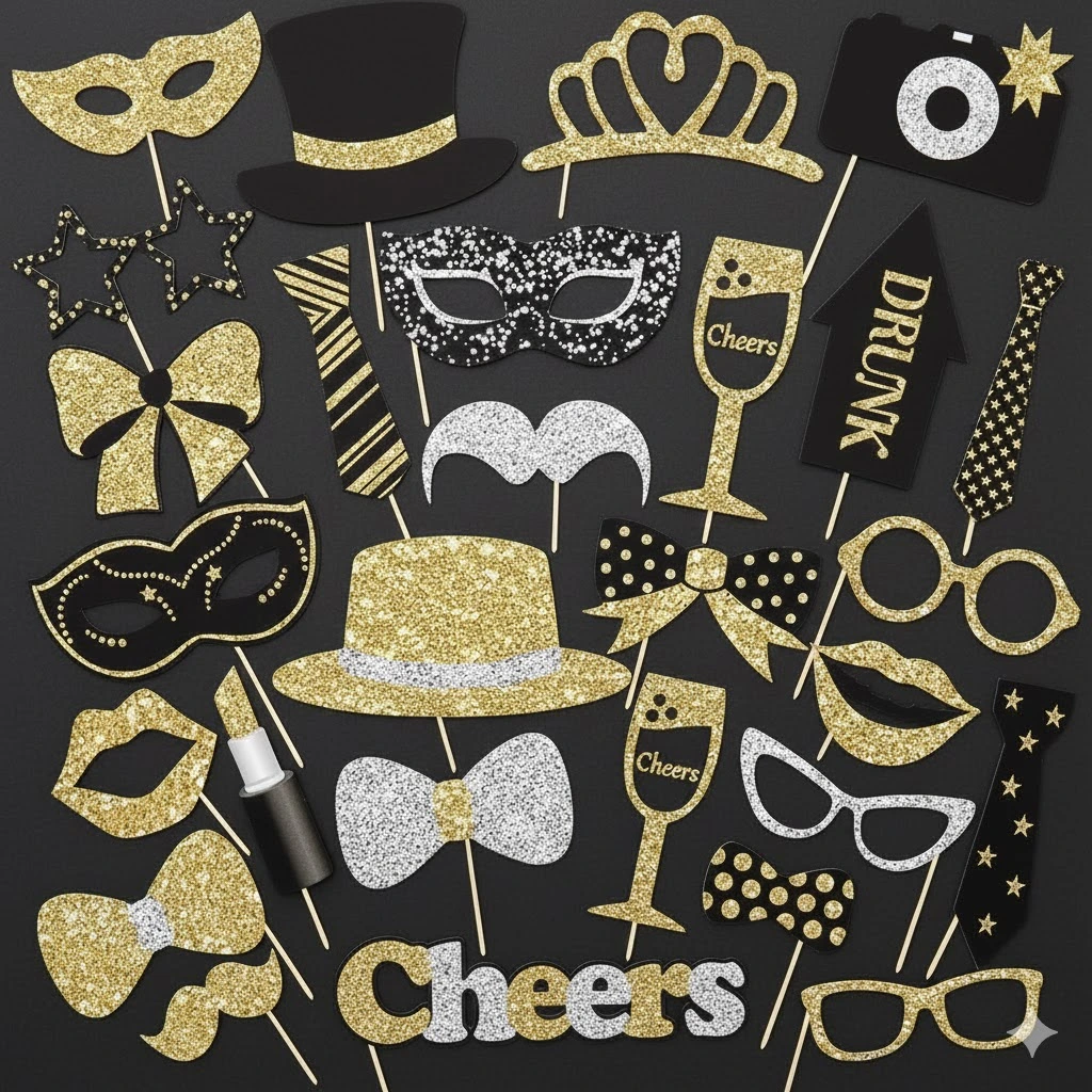 Photobooth props collectie